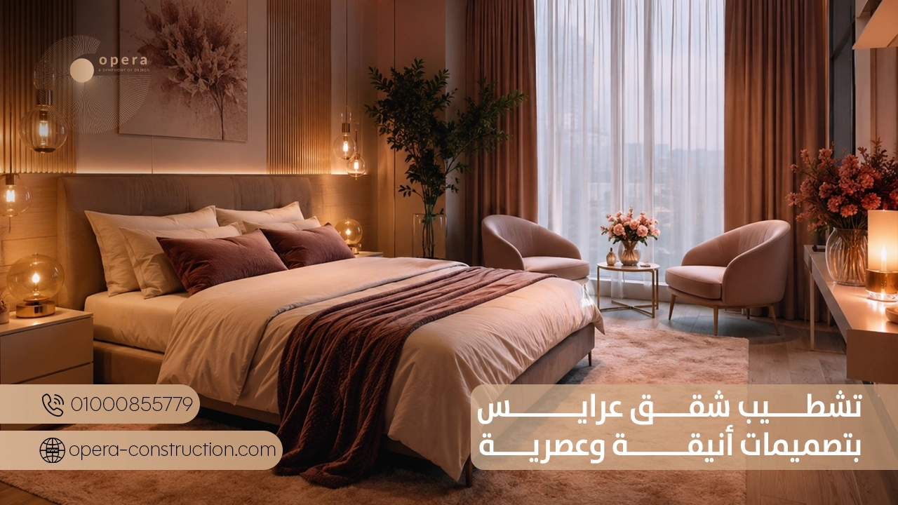 تشطيب شقق عرايس بتصميمات أنيقة وعصرية