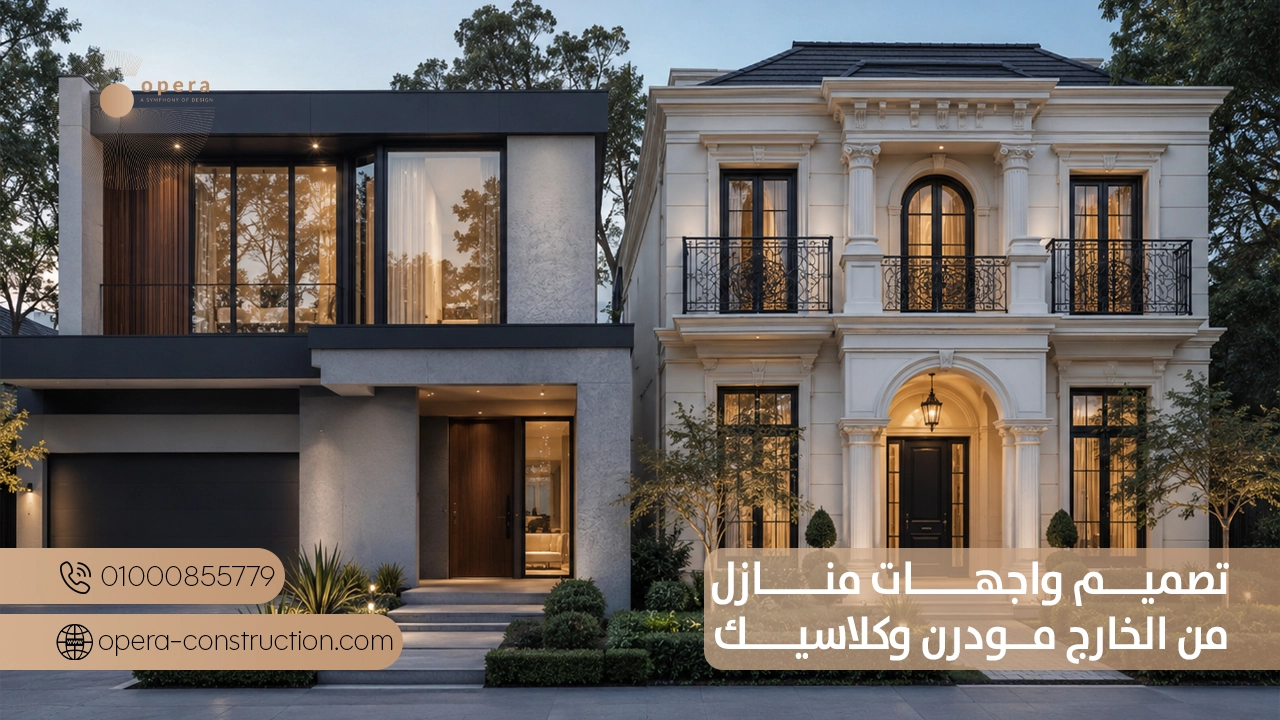 تصميم واجهات منازل من الخارج 2026 | أفكار عصرية وفاخرة