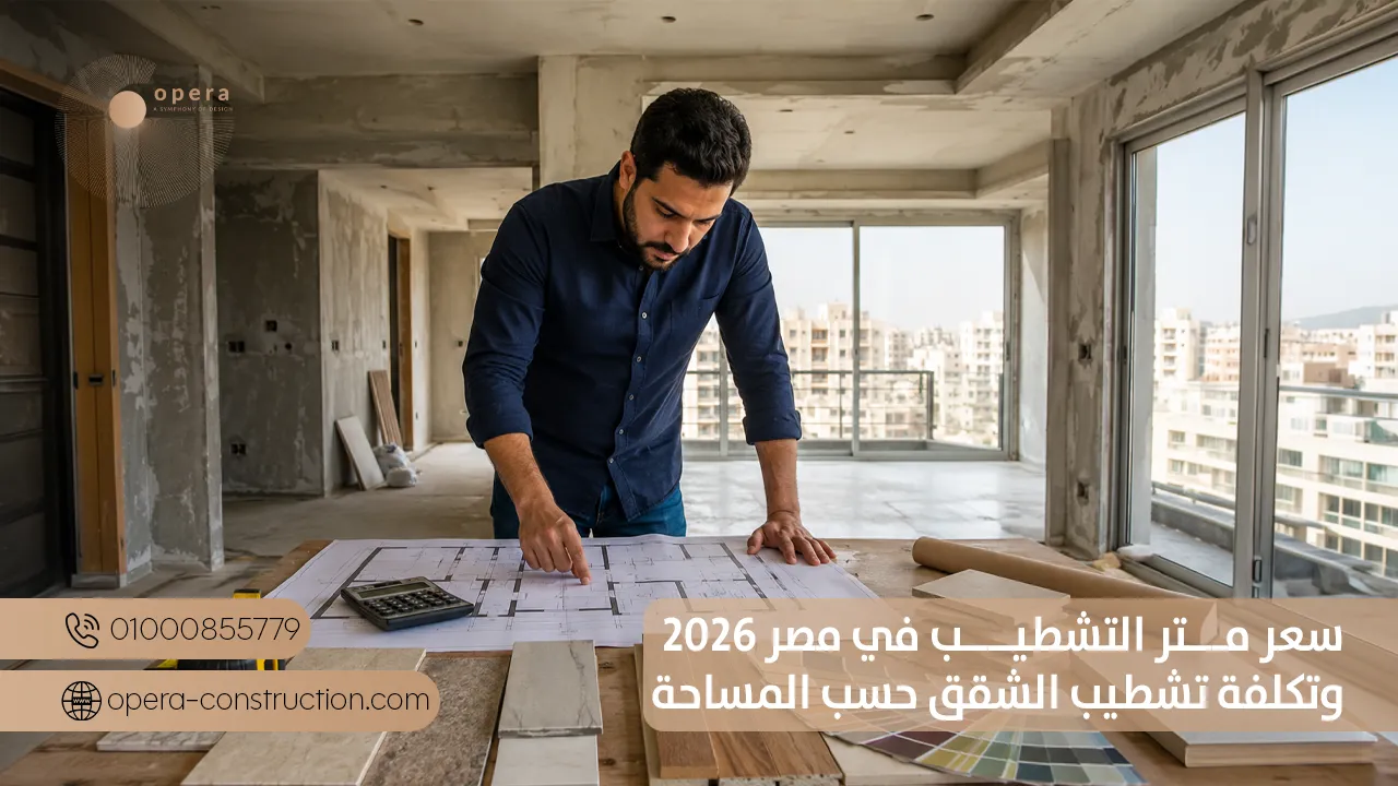 سعر متر التشطيب في مصر 2026 وتكلفة تشطيب الشقق حسب المساحة