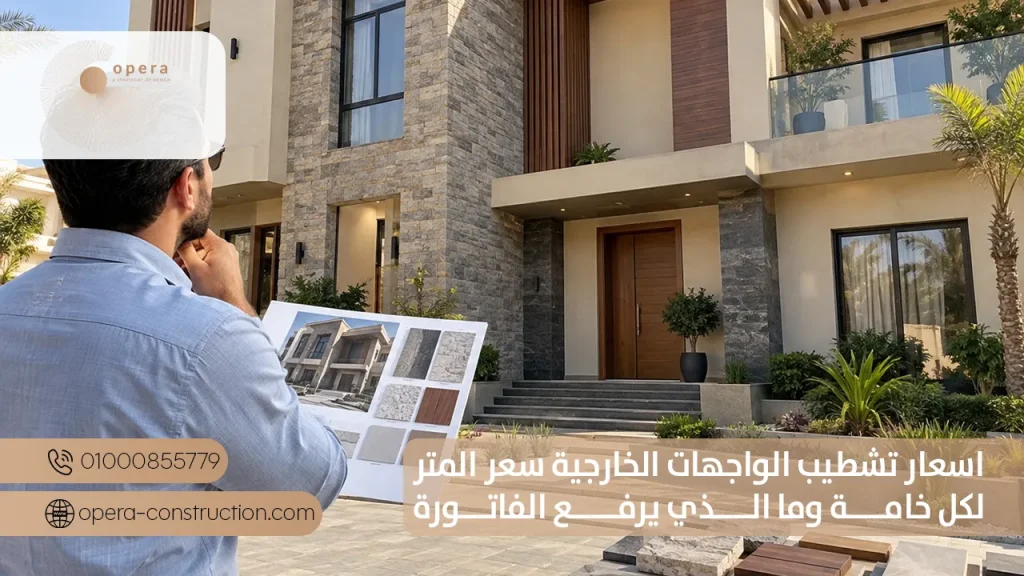 اسعار تشطيب الواجهات الخارجية سعر المتر لكل خامة وما الذي يرفع الفاتورة
