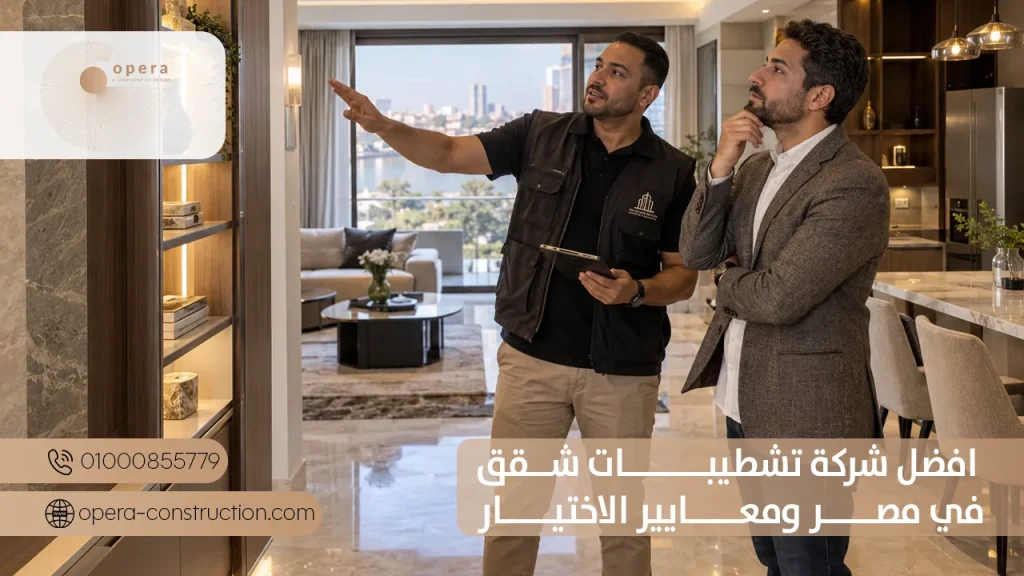 افضل شركة تشطيبات شقق في مصر ومعايير الاختيار