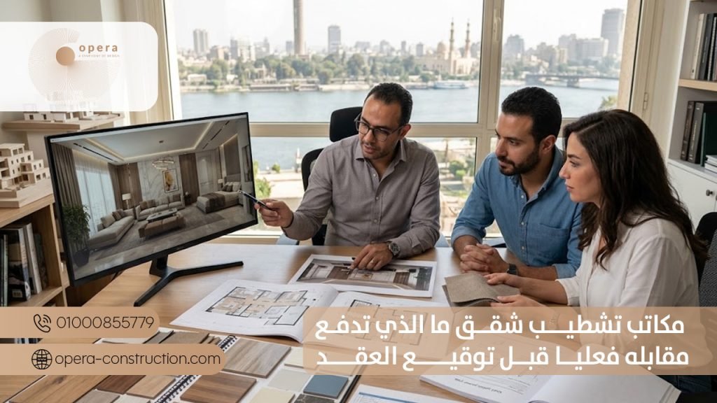 مكاتب تشطيب شقق ما الذي تدفع مقابله فعليا قبل توقيع العقد