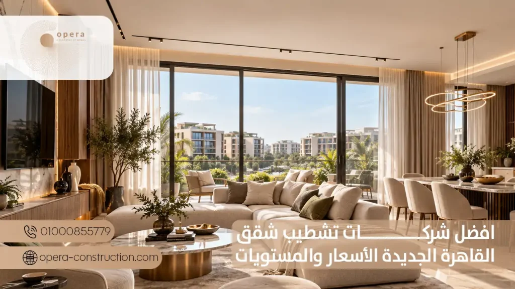 افضل شركات تشطيب شقق القاهرة الجديدة الأسعار والمستويات