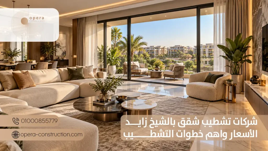 شركات تشطيب شقق بالشيخ زايد